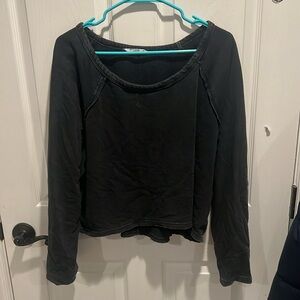 COTTON ON cropped black crewneck